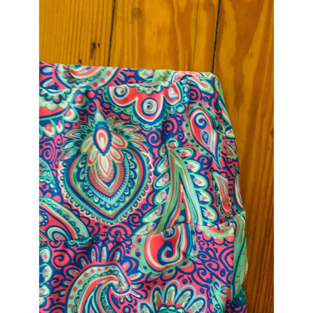 Simply Southern Paisley Wide Leg Palazzo Pants Pink Blue Boho Festival L/XL - Picture 3 of 8